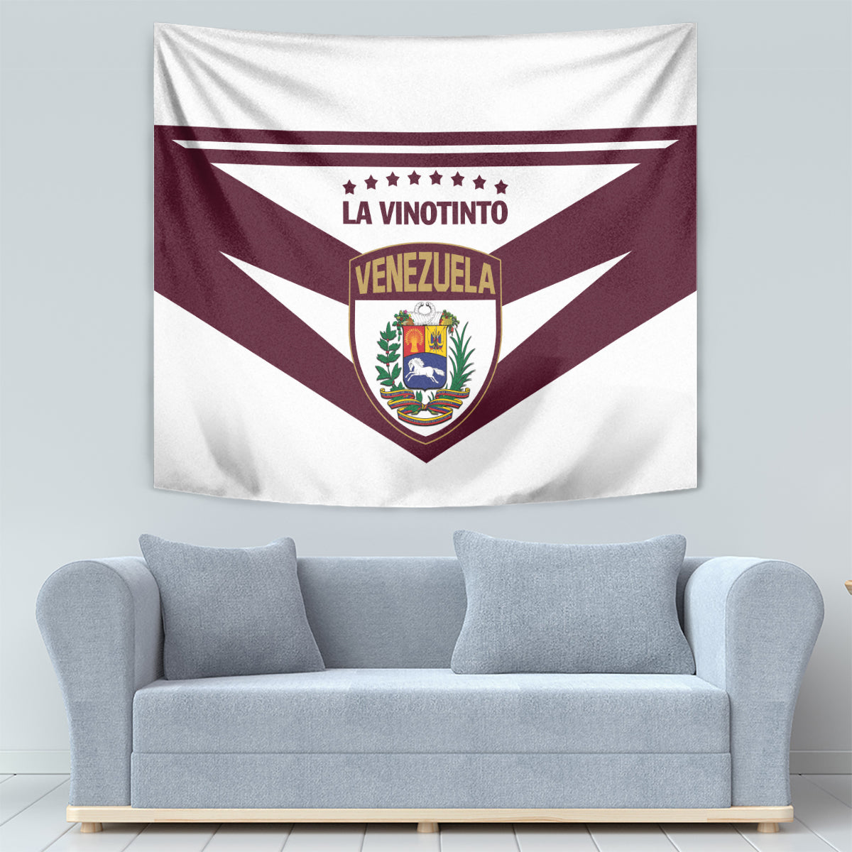 Venezuela 2024 Football Tapestry Mano tengo fe La Vinotinto - Wonder Print Shop
