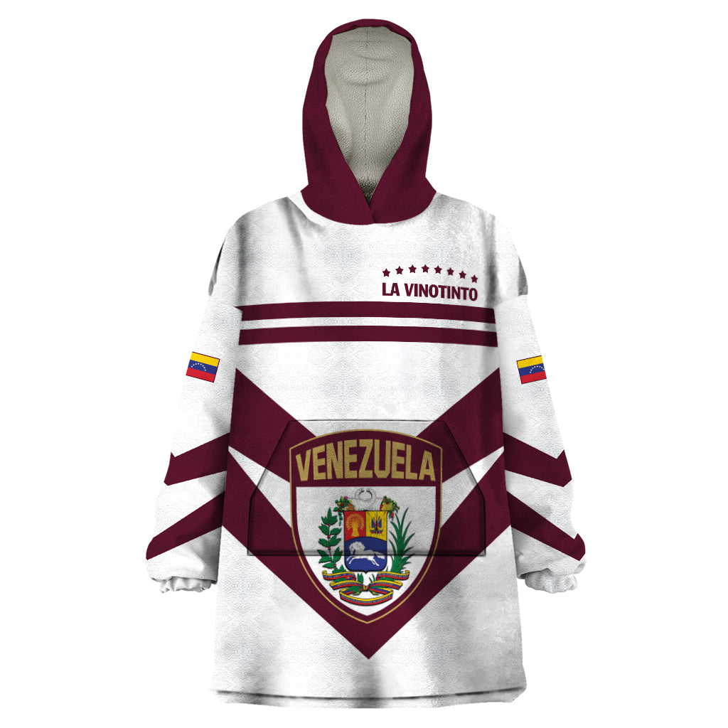 Personalized Venezuela 2024 Football Wearable Blanket Hoodie Mano tengo fe La Vinotinto