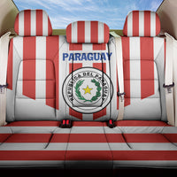 Paraguay 2024 Football Back Car Seat Cover Come On La Albirroja - Wonder Print Shop