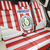 Paraguay 2024 Football Back Car Seat Cover Come On La Albirroja - Wonder Print Shop