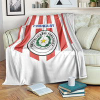 Paraguay 2024 Football Blanket Come On La Albirroja