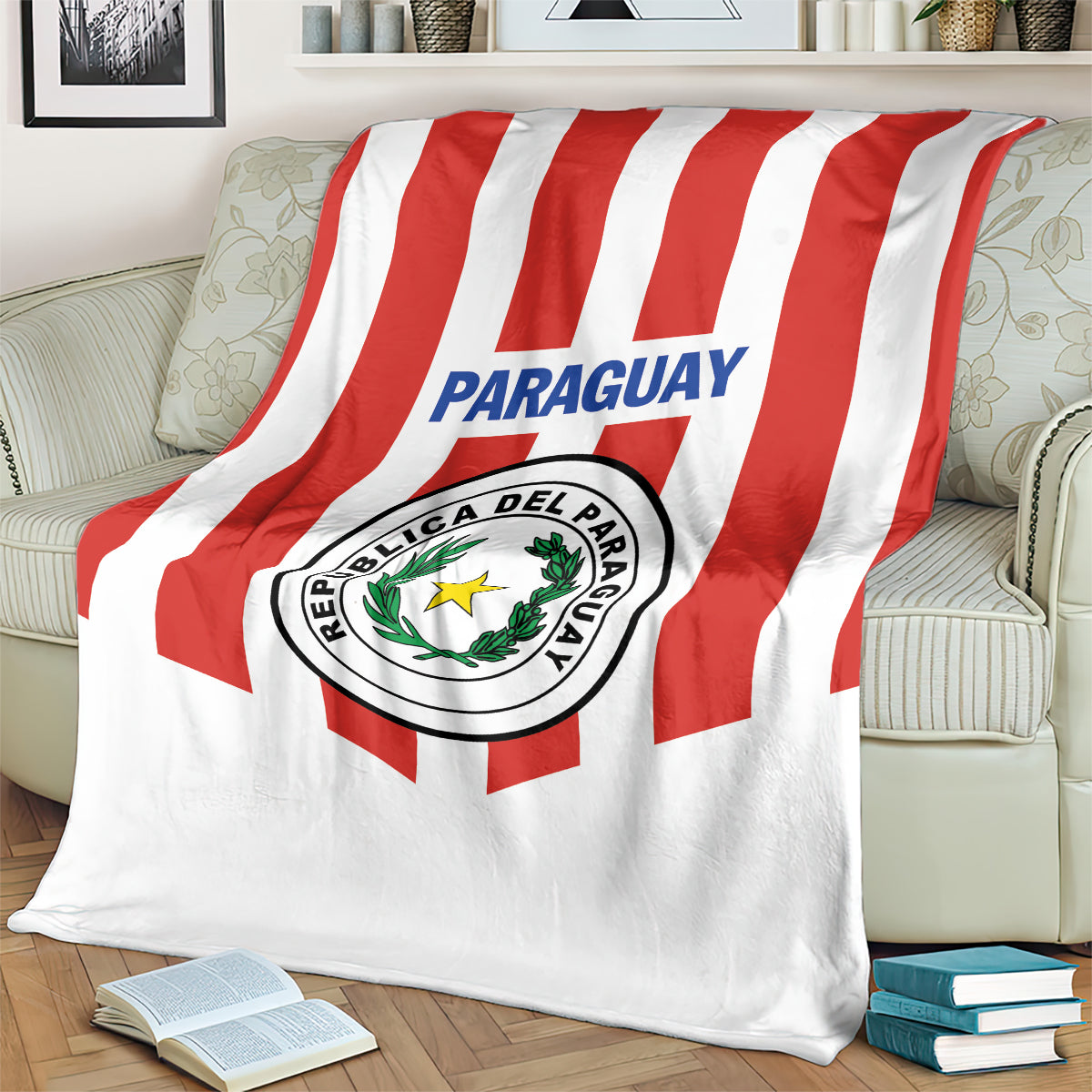 Paraguay 2024 Football Blanket Come On La Albirroja
