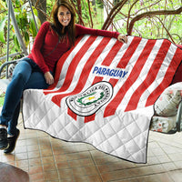 Paraguay 2024 Football Quilt Come On La Albirroja - Wonder Print Shop
