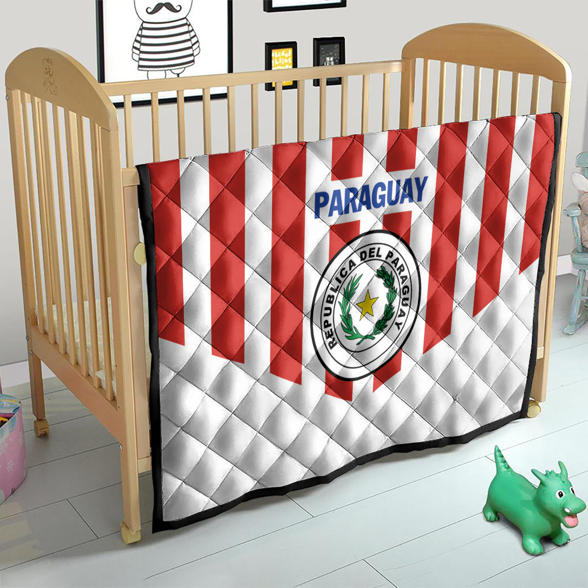 Paraguay 2024 Football Quilt Come On La Albirroja - Wonder Print Shop
