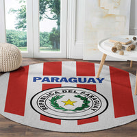 Paraguay 2024 Football Round Carpet Come On La Albirroja