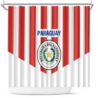Paraguay 2024 Football Shower Curtain Come On La Albirroja
