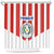 Paraguay 2024 Football Shower Curtain Come On La Albirroja