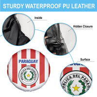 Paraguay 2024 Football Spare Tire Cover Come On La Albirroja - Wonder Print Shop