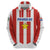 Personalized Paraguay 2024 Football Zip Hoodie Come On La Albirroja - Wonder Print Shop