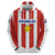 Personalized Paraguay 2024 Football Zip Hoodie Come On La Albirroja - Wonder Print Shop