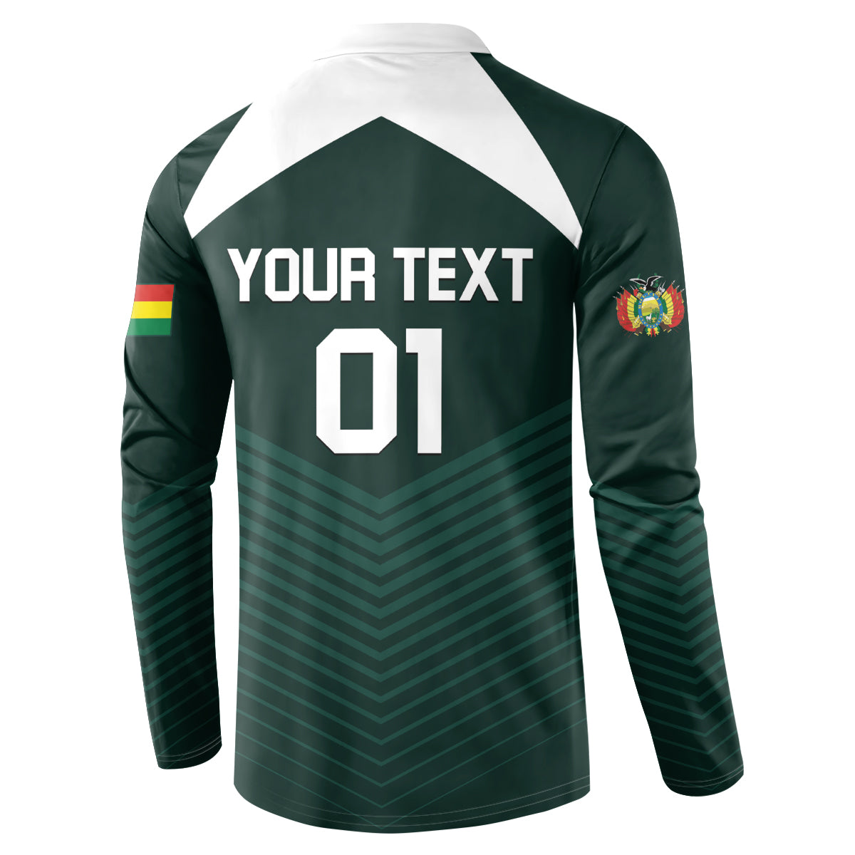 Personalized Bolivia 2024 Football Button Sweatshirt La Verd Go Champion - Wonder Print Shop