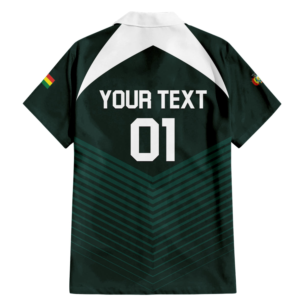 Personalized Bolivia 2024 Football Family Matching Short Sleeve Bodycon Dress and Hawaiian Shirt La Verd Go Champion - Wonder Print Shop