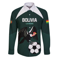 Personalized Bolivia 2024 Football Family Matching Short Sleeve Bodycon Dress and Hawaiian Shirt La Verd Go Champion - Wonder Print Shop