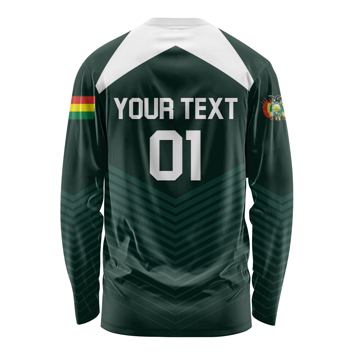 Personalized Bolivia 2024 Football Long Sleeve Shirt La Verd Go Champion - Wonder Print Shop
