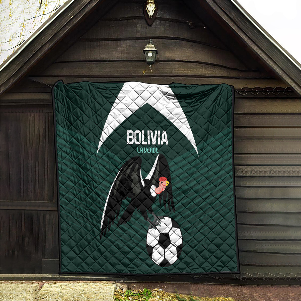 Bolivia 2024 Football Quilt La Verd Go Champion - Wonder Print Shop