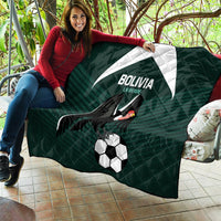 Bolivia 2024 Football Quilt La Verd Go Champion - Wonder Print Shop