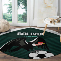 Bolivia 2024 Football Round Carpet La Verd Go Champion