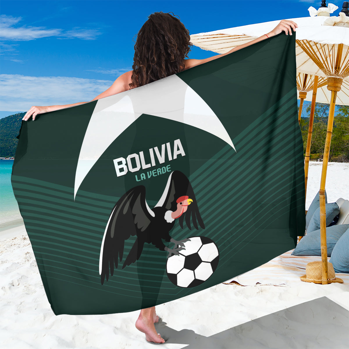 Bolivia 2024 Football Sarong La Verd Go Champion