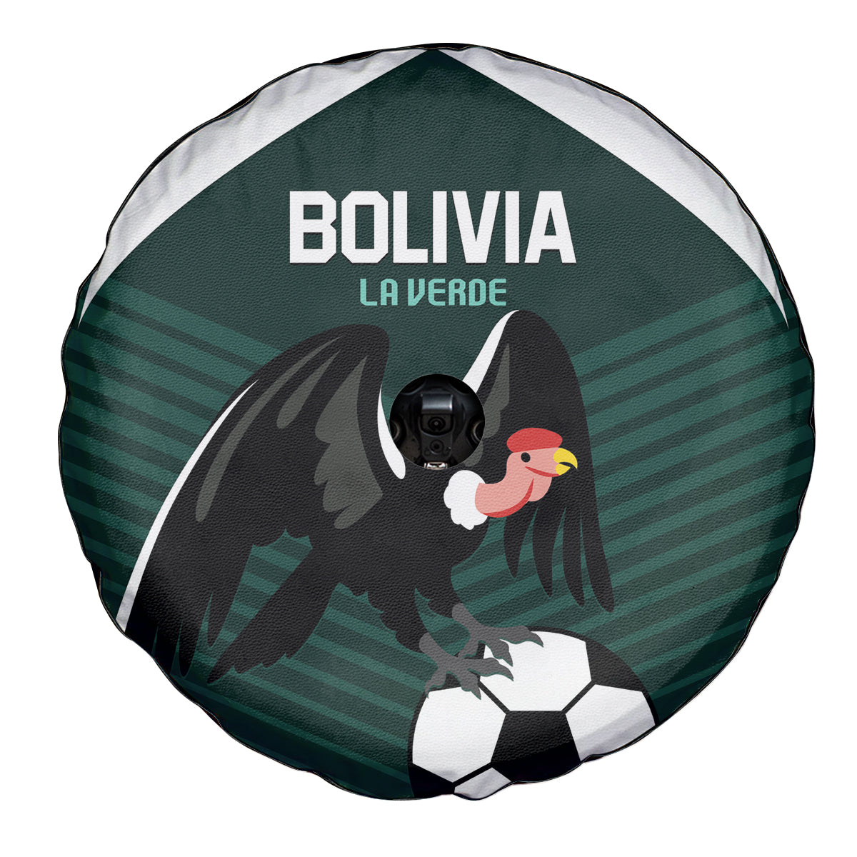Bolivia 2024 Football Spare Tire Cover La Verd Go Champion - Wonder Print Shop