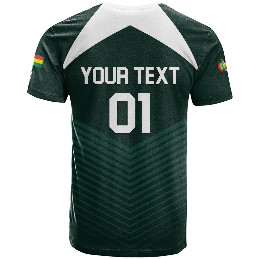 Personalized Bolivia 2024 Football T Shirt La Verd Go Champion - Wonder Print Shop