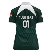 Personalized Bolivia 2024 Football Women Polo Shirt La Verd Go Champion - Wonder Print Shop