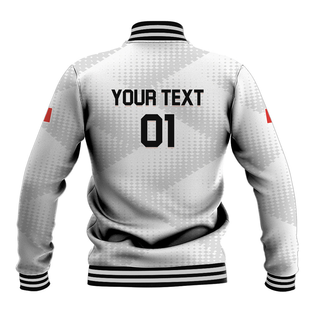 Personalized Canada 2024 Soccer Baseball Jacket Canadian Player Maple Leaf - Wonder Print Shop