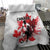 Canada 2024 Soccer Bedding Set Canadian Player Maple Leaf