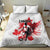 Canada 2024 Soccer Bedding Set Canadian Player Maple Leaf