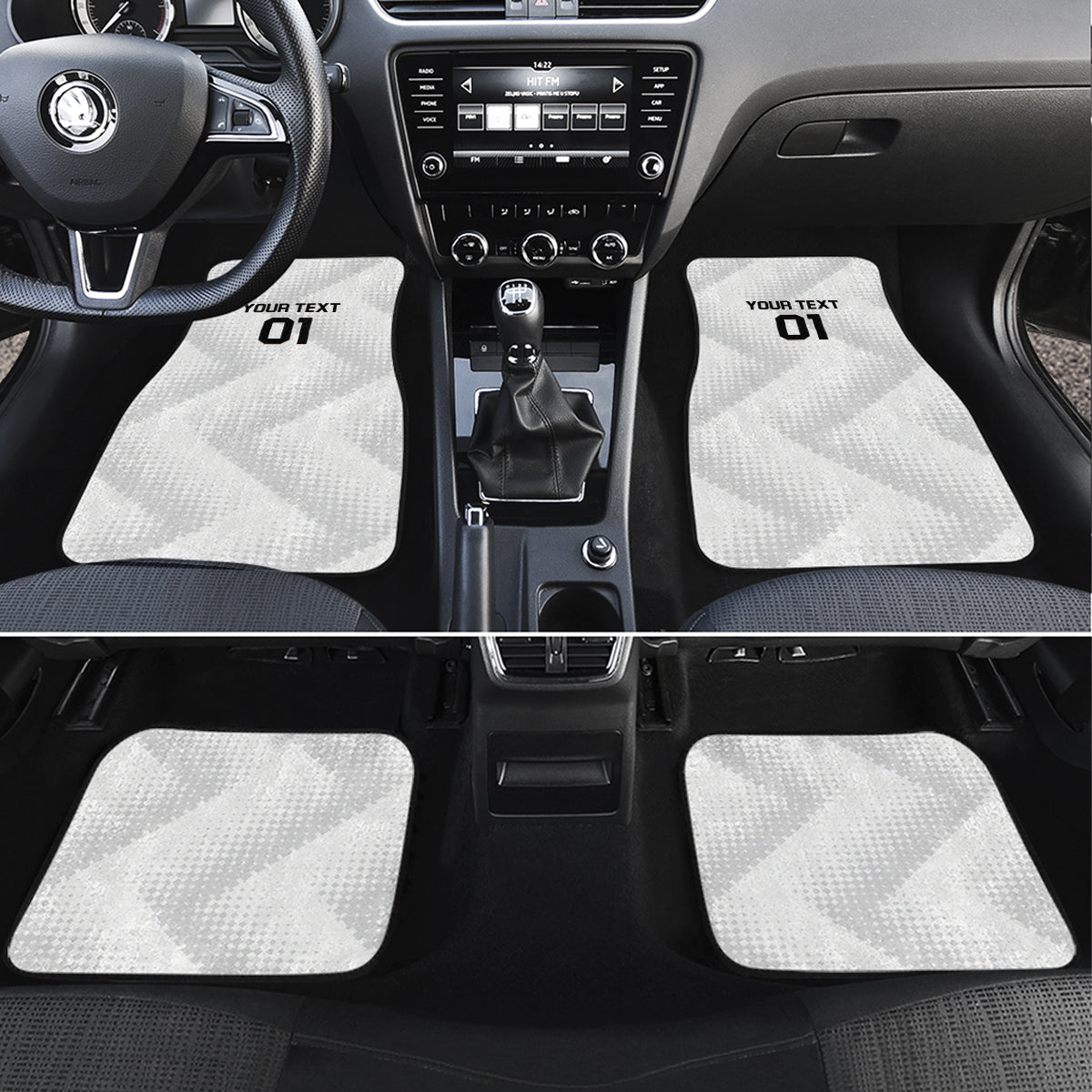 Canada 2024 Soccer Car Mats Canadian Player Maple Leaf - Wonder Print Shop