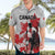 Personalized Canada 2024 Soccer Hawaiian Shirt Canadian Player Maple Leaf