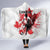Canada 2024 Soccer Hooded Blanket Canadian Player Maple Leaf
