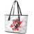 Canada 2024 Soccer Leather Tote Bag Canadian Player Maple Leaf