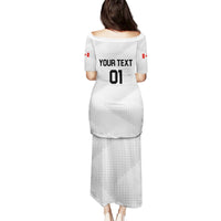 Personalized Canada 2024 Soccer Puletasi Canadian Player Maple Leaf - Wonder Print Shop