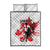 Canada 2024 Soccer Quilt Bed Set Canadian Player Maple Leaf - Wonder Print Shop