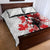 Canada 2024 Soccer Quilt Bed Set Canadian Player Maple Leaf - Wonder Print Shop