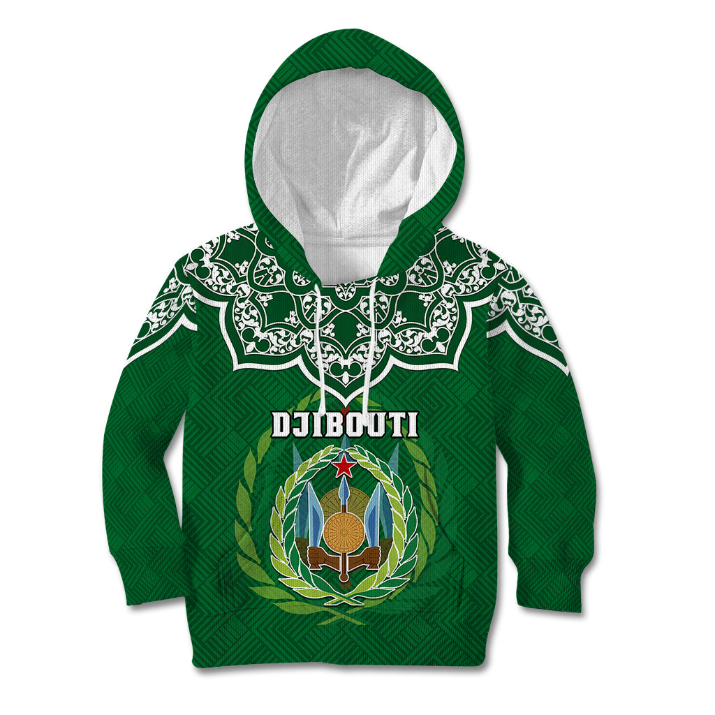 custom-djibouti-kid-hoodie-jabuuti-emblem-with-islamic-floral-circle