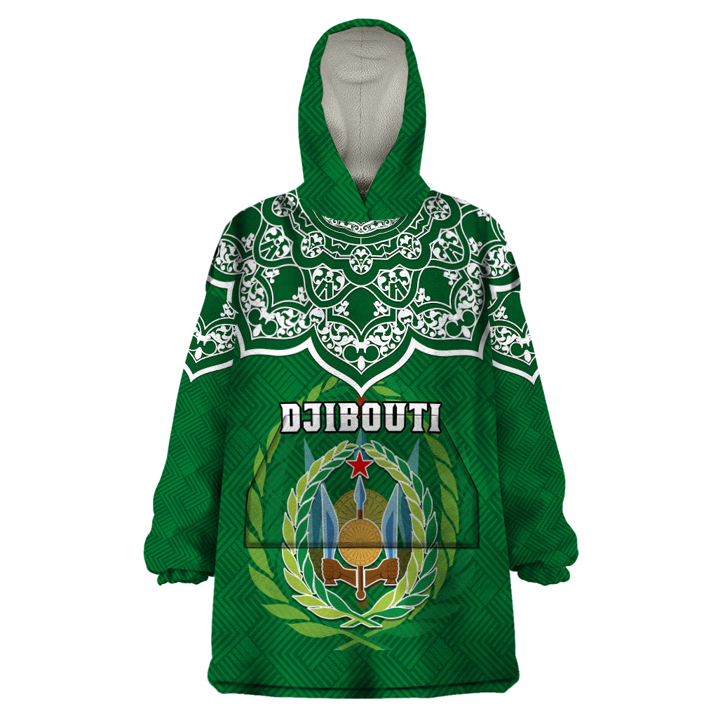 custom-djibouti-wearable-blanket-hoodie-jabuuti-emblem-with-islamic-floral-circle