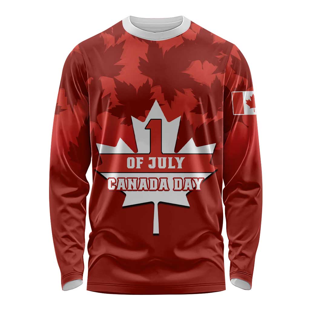 1 July Canada Independence Day Long Sleeve Shirt Canadian Maple Leaf Happy 156th Anniversary LT01