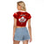 1 July Canada Independence Day Raglan Cropped T Shirt Canadian Maple Leaf Happy 156th Anniversary - Wonder Print Shop