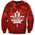 1 July Canada Independence Day Sweatshirt Canadian Maple Leaf Happy 156th Anniversary - Wonder Print Shop