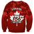 1 July Canada Independence Day Sweatshirt Canadian Maple Leaf Happy 156th Anniversary - Wonder Print Shop