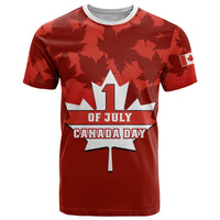 1 July Canada Independence Day T Shirt Canadian Maple Leaf Happy 156th Anniversary - Wonder Print Shop