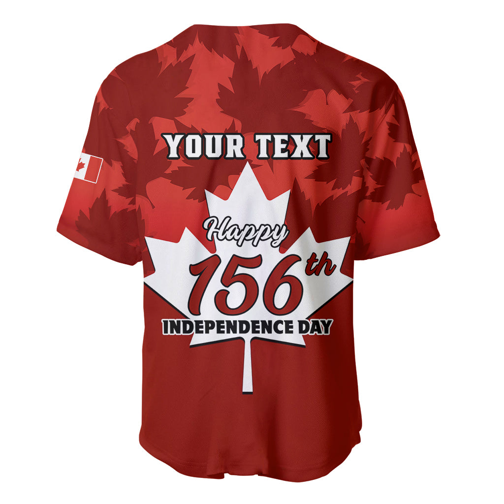 Custom 1 July Canada Independence Day Baseball Jersey Canadian Maple Leaf Happy 156th Anniversary - Wonder Print Shop