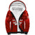 Custom 1 July Canada Independence Day Sherpa Hoodie Canadian Maple Leaf Happy 156th Anniversary - Wonder Print Shop