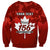 Custom 1 July Canada Independence Day Sweatshirt Canadian Maple Leaf Happy 156th Anniversary - Wonder Print Shop