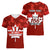Custom 1 July Canada Independence Day Women V Neck T Shirt Canadian Maple Leaf Happy 156th Anniversary - Wonder Print Shop