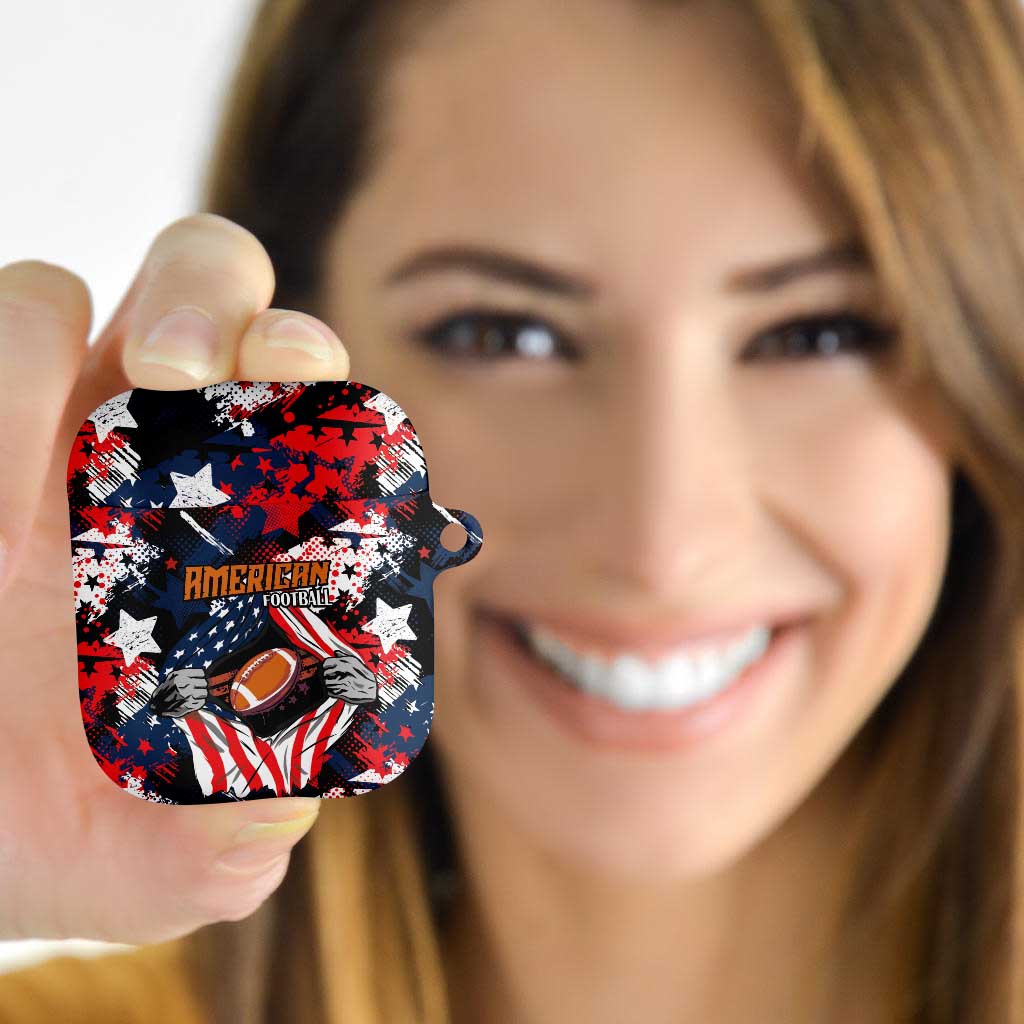 American Football Grunge AirPods Case Special Version - Wonder Print Shop