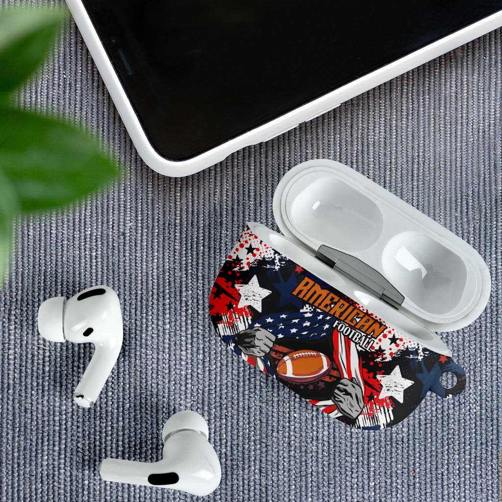 American Football Grunge AirPods Case Special Version - Wonder Print Shop