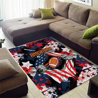 American Football Grunge Area Rug Special Version - Wonder Print Shop