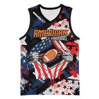 Custom American Football Grunge Basketball Jersey Special Version - Wonder Print Shop